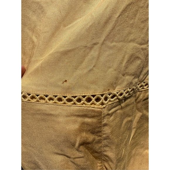 O'Neill Long Sleeve Lace Crochet V-Neck Ryana Yellow Romper (S) NWT - Picture 8 of 9